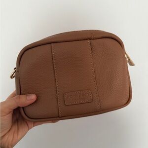 Pom Pom London Tan Leather Bag